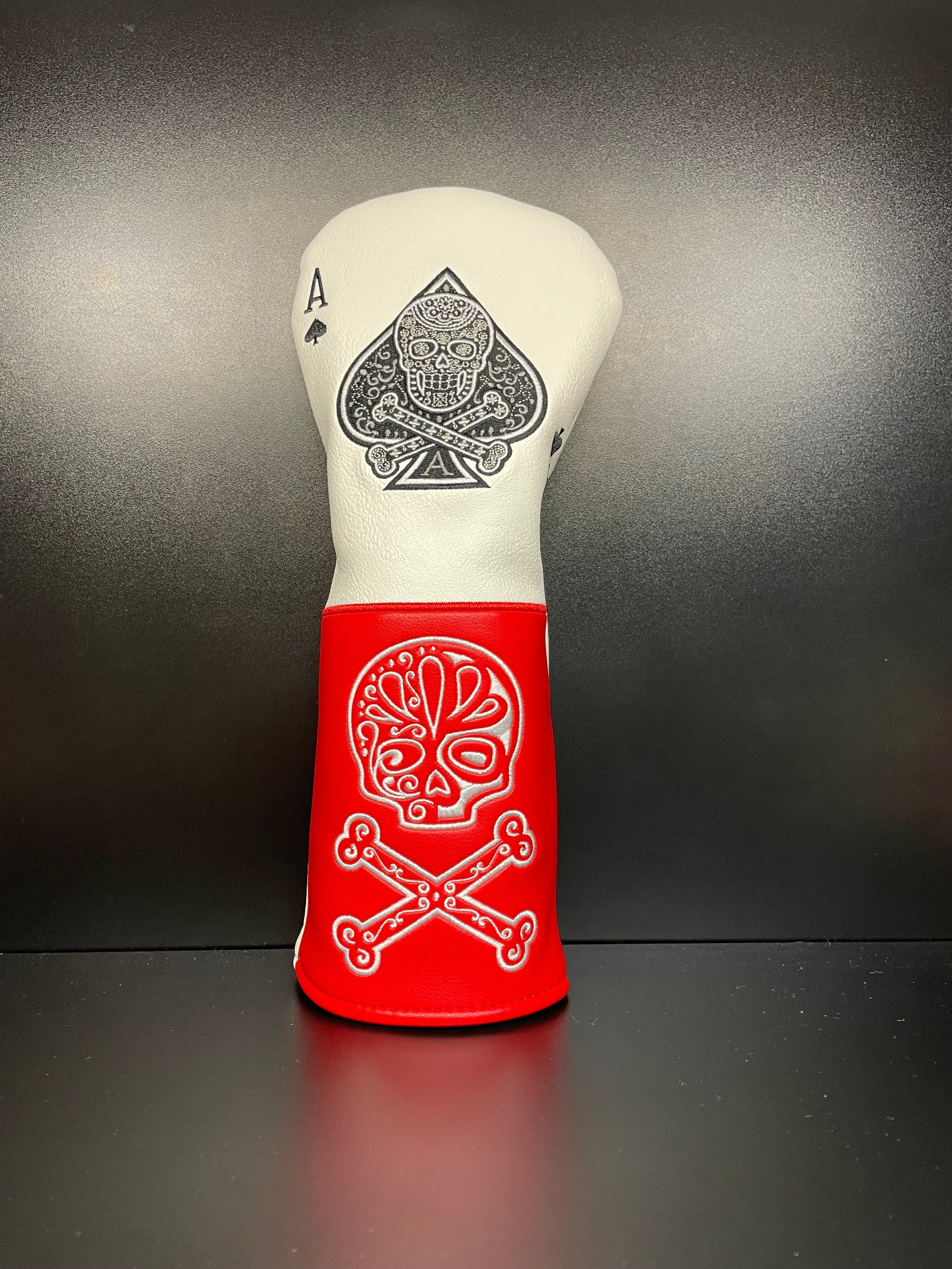 Ace Cross Skull Headcover - Image 2