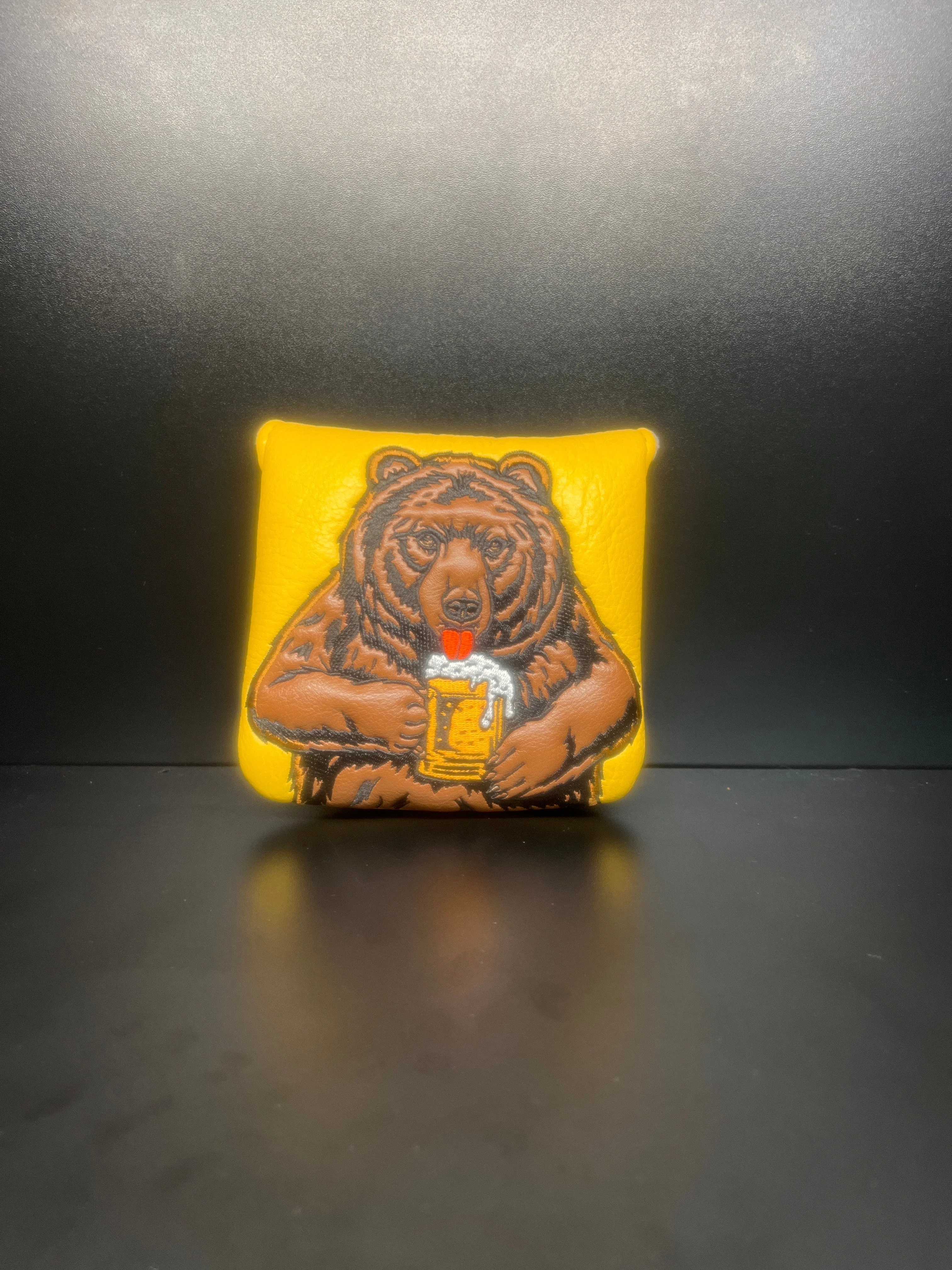 Beer Drinking Bear Headcover - Image 4