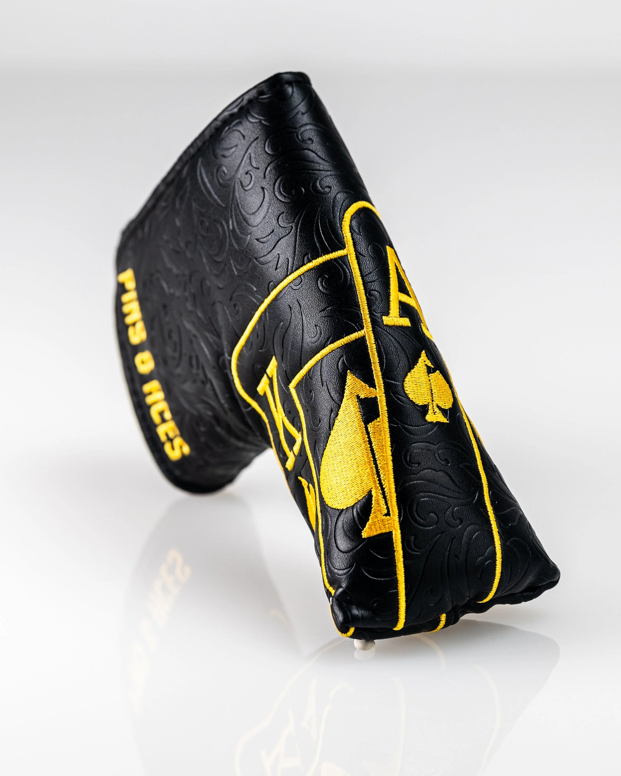 Black/Gold Ace of Spades - Blade Putter Cover - Image 14