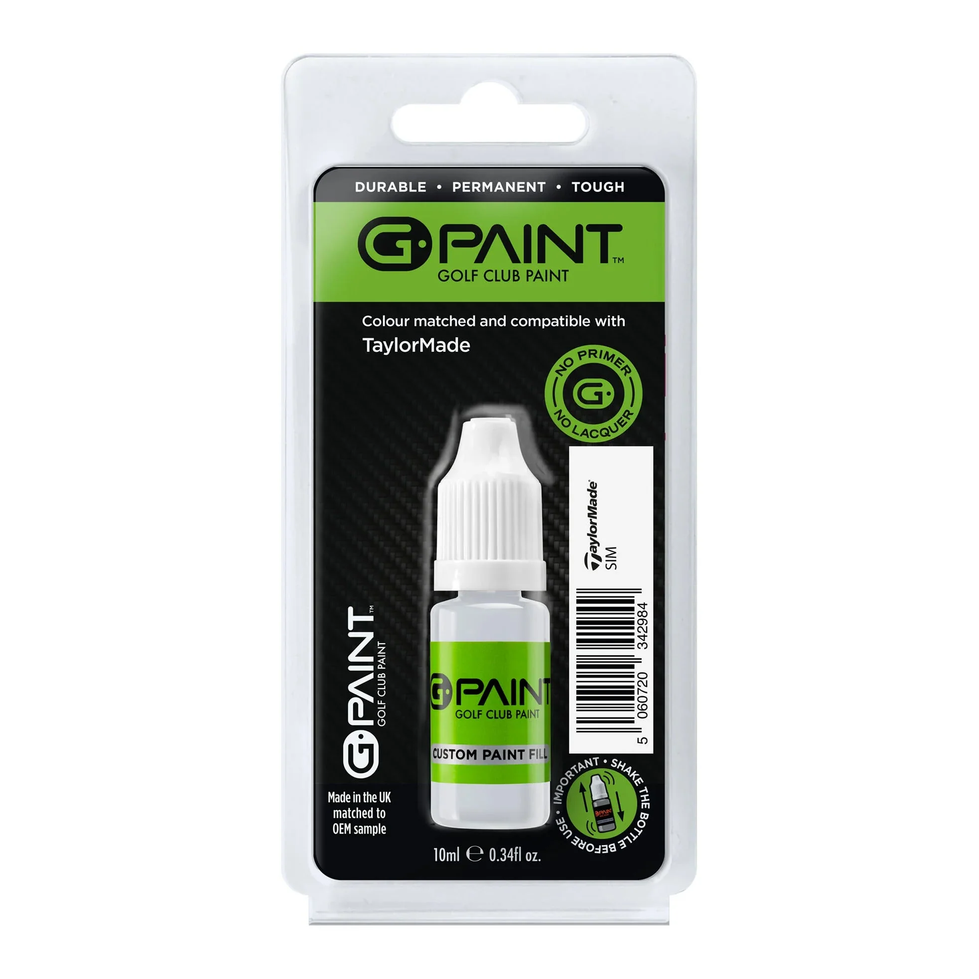 G-Paint Golf Club Paint - Taylormade SIM2 / SIM2 Max / SIM2 MAX D- White