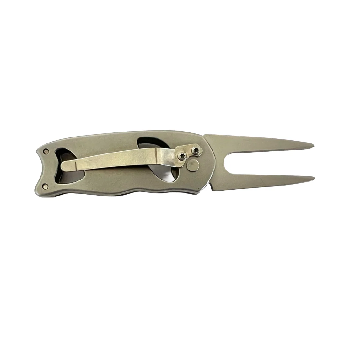 Golf Switchblade Divot Repair Tool w/ Ball Marker & Pocket Clip - Image 7