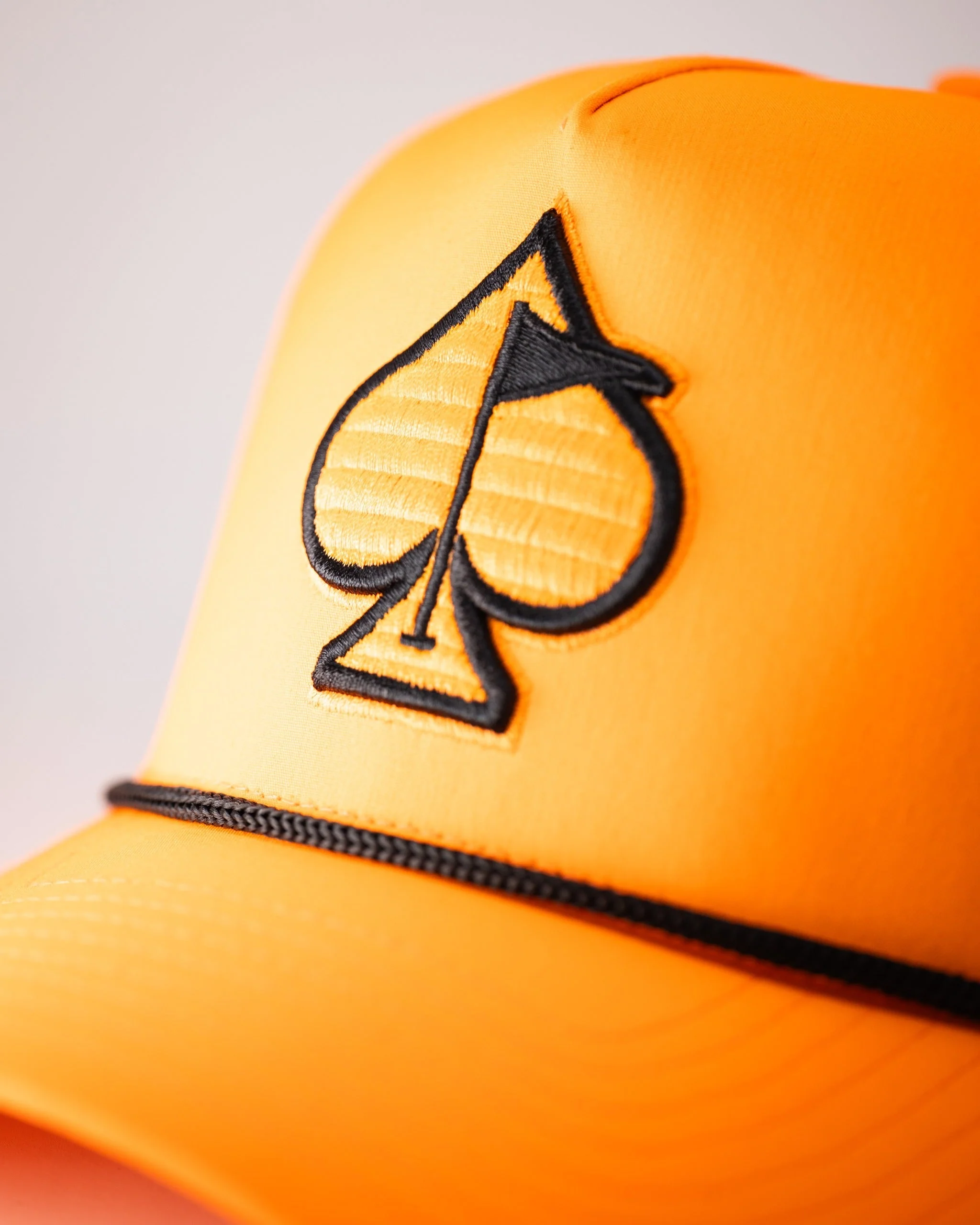 Perforated Rope Hat - Highlighter Orange - Image 4