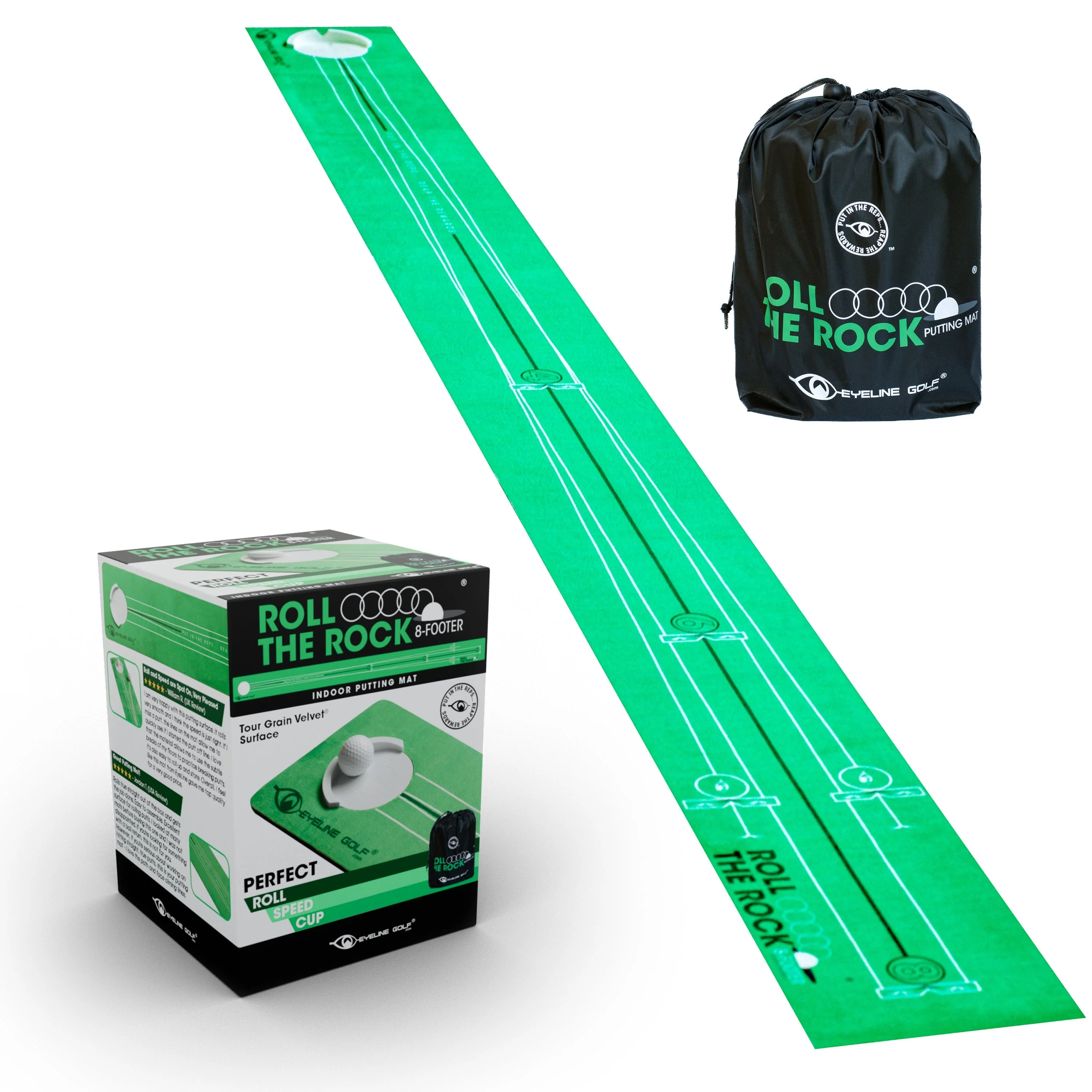 ROLL THE ROCK PUTTING MAT - 8 FOOTER - Image 2