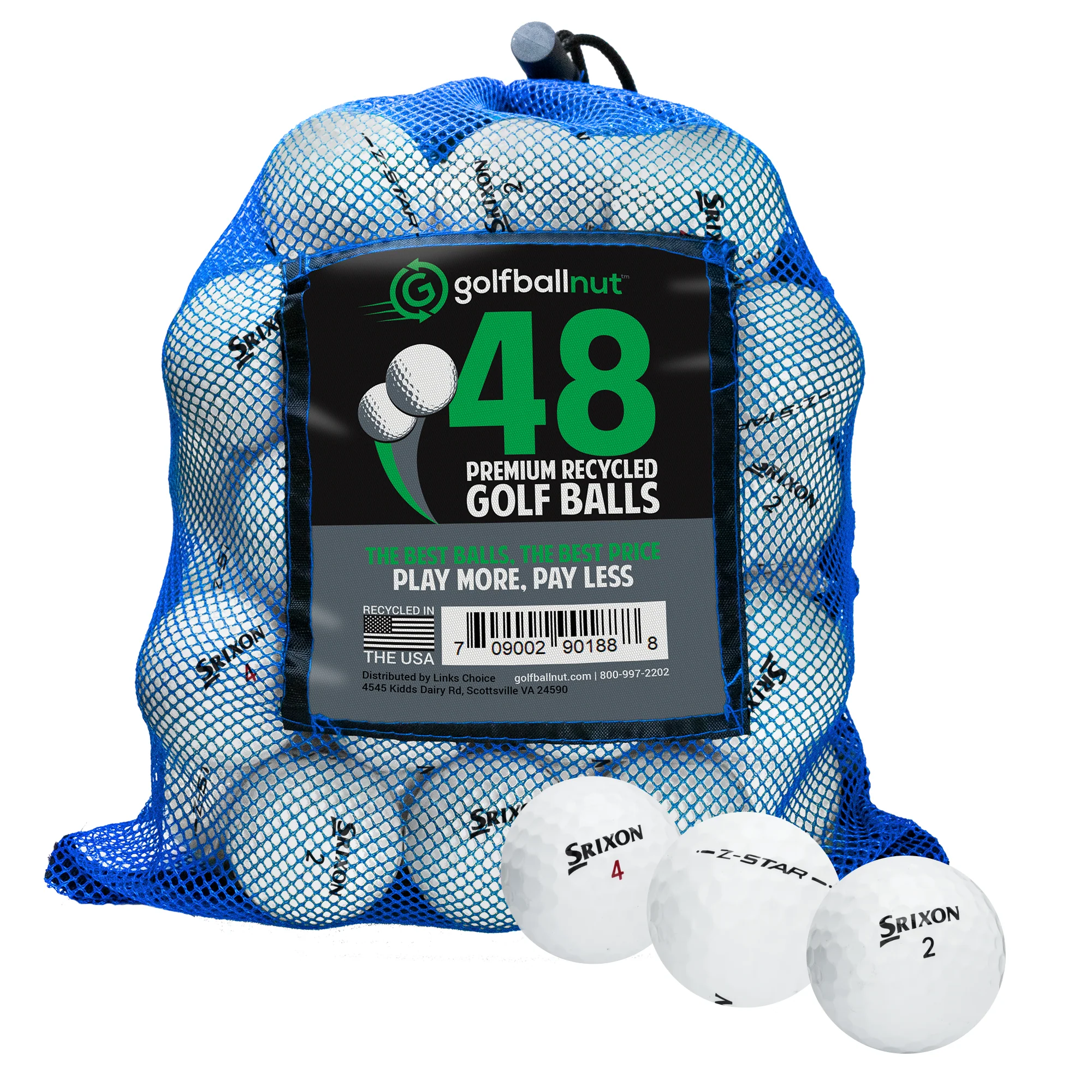 Srixon Z Series Mix - Premium Used Golf Balls in Eco-Friendly Bulk Mesh Bags - Image 3