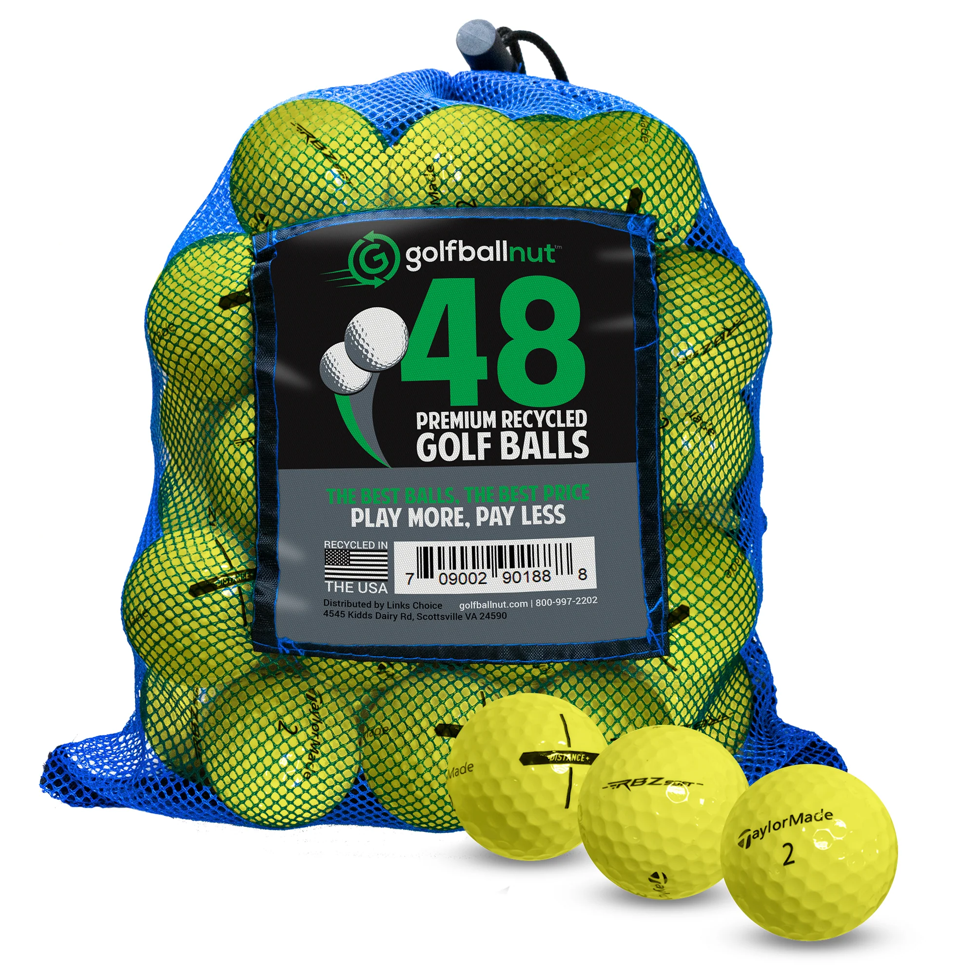 Used Taylormade Mix Golf Balls - Bulk Mesh Bags - Image 7
